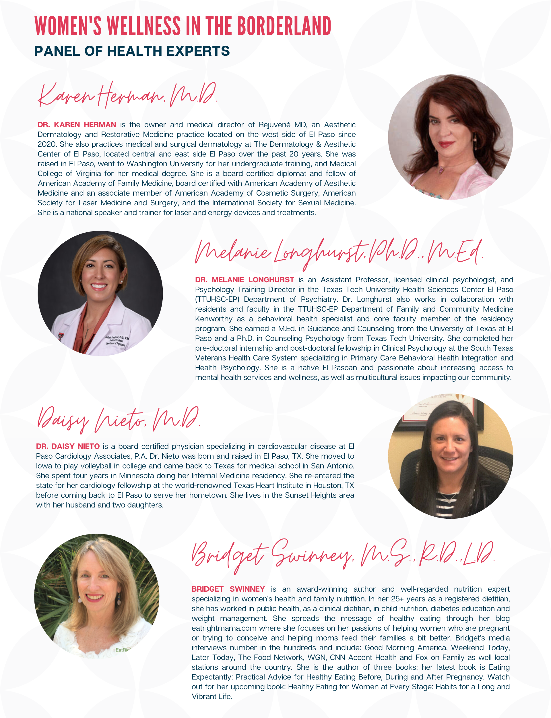 Speakers Junior League of El Paso